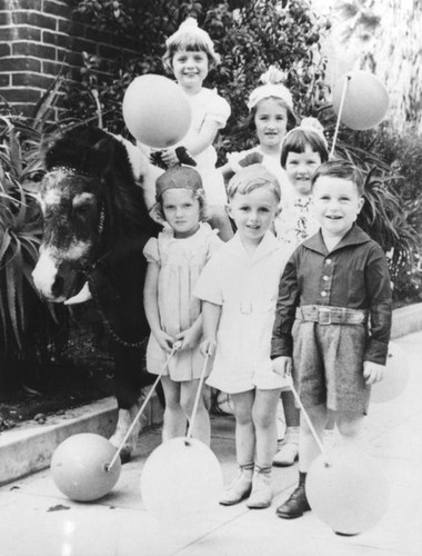 Children at a birthday party