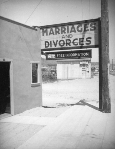 Marriages and Divorces served here