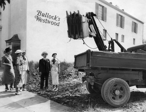 Start of excavation for new Bullock's Westwood store