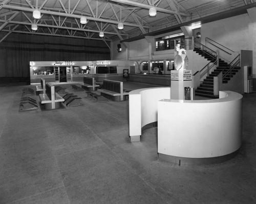 Ice skating rink, Pan Pacific Auditorium