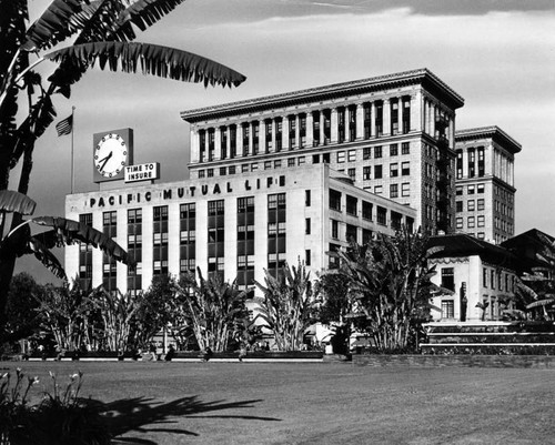 Pershing Square and Pacific Mutual Life Building