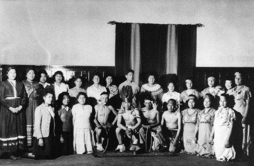 American Indian student performers