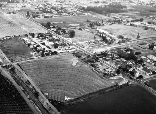 Warner Drive-In, Huntington Beach, looking southeast