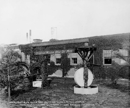 Olive oil mill, exterior view