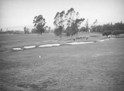 Sand traps at the Wilshire Country Club