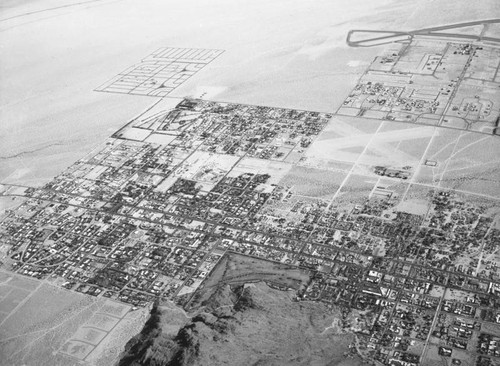 Palm Springs downtown area, looking south