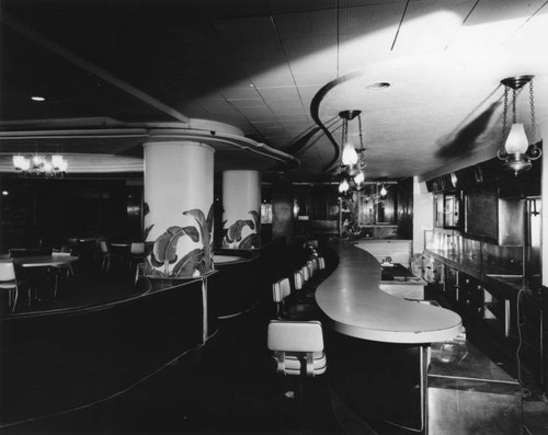 Cocoanut Grove coffee shop, interior