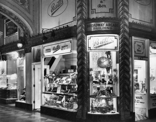 Candy store, Broadway Arcade Building