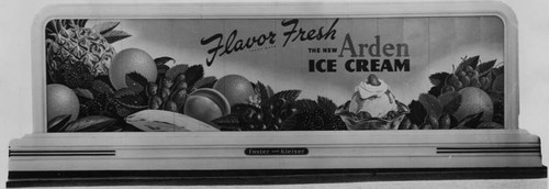 Arden Ice Cream billboard