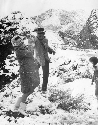 Snowball action in Acton