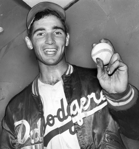 Koufax smiling