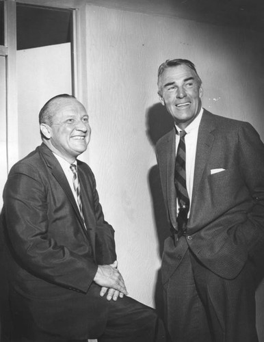 William F. Knowland and Randolph Scott