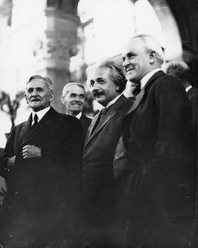 Albert Einstein at Cal Tech, view 8