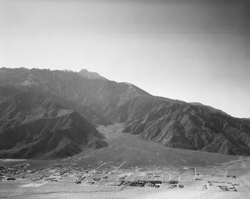 Aerial view of Palm Springs and vicinity, looking south