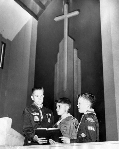 Valley Boy Scouts marking founding