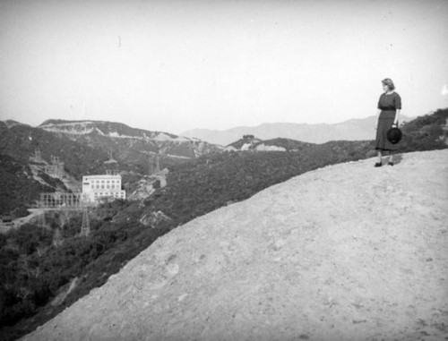 Ethel Schultheis on the Eagle Rock