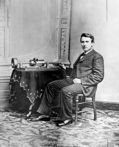 Thomas A. Edison at White House