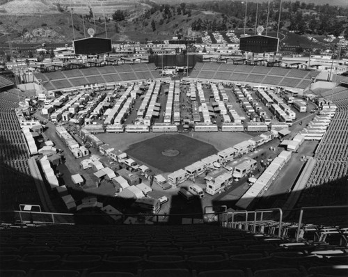 Dodger Stadium RV show