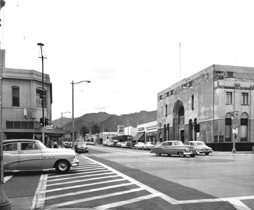 North on Azusa Avenue from Foothill Boulevard