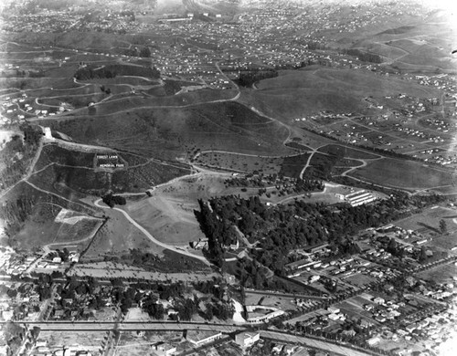 Forest Lawn aerial view