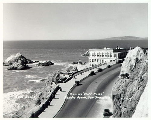 Famous "Cliff House" Pacific Ocean, San Francisco