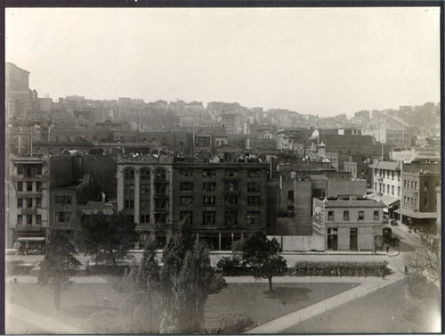 [View of San Francisco, looking west from the Hall of Justice]