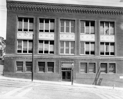 [Exterior of Washington Irving School]