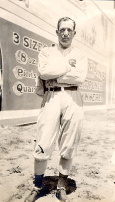 [San Francisco Seals baseball player Red Erickson]