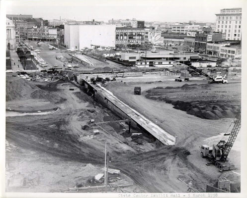 Civic Center Exhibit Hall - 5 March 1958