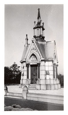 [Mausoleum of Senator James G. Fair at Laurel Hill Cemetery]