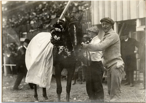 [Winner of horse race at the Panama-Pacific International Exposition]