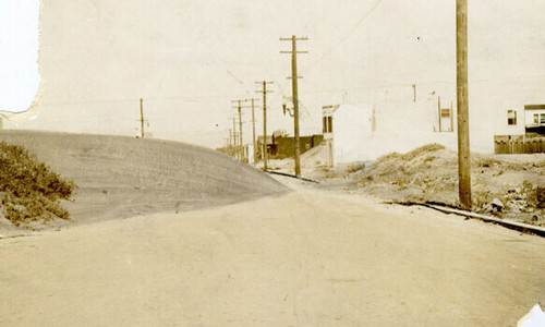 [Sand pile on 25th Avenue]