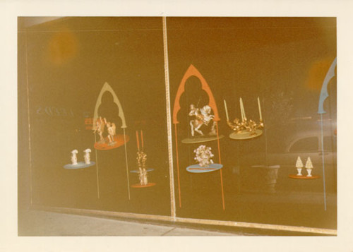 [Window display at the City of Paris department store]