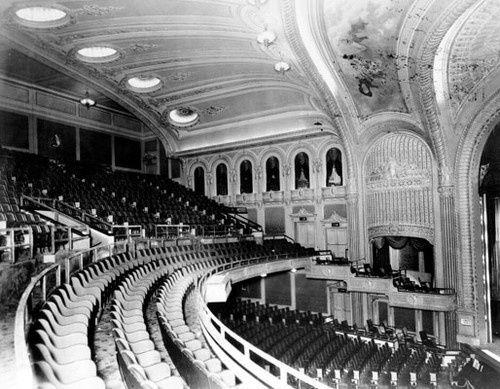 [Interior of the Warfield Theatre]