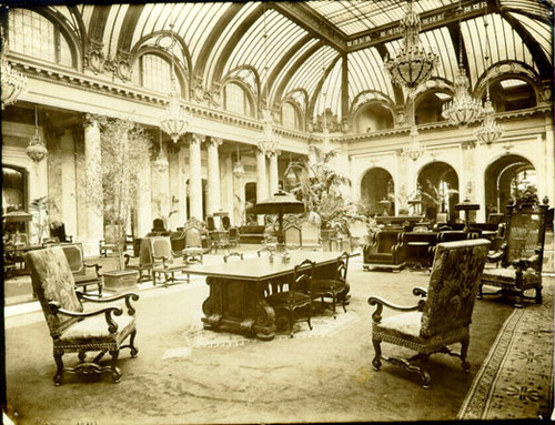 [Interior of the Palace Hotel]