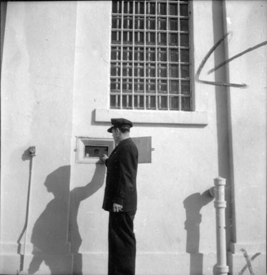 [Guard at Alcatraz Prison]