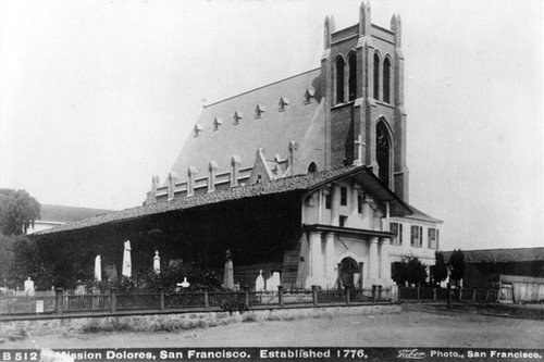 [Mission Dolores, ca. 1884]