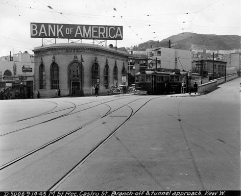 [Bank of America branch on Castro and Market street]