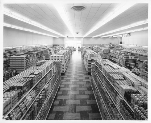 [Interior of a Safeway grocery store]