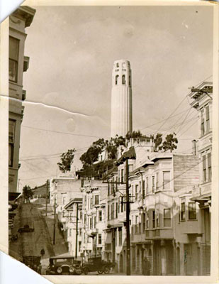 [Coit Tower on Telegraph Hill]