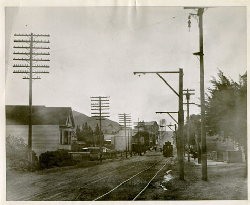 [San Bruno Avenue, in the Portola District]