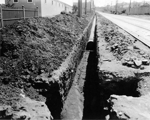 [Pipe installation on San Jose Avenue]