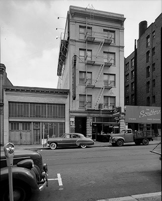 [369-373 Ellis Street, Hotel Coronado,El Coronado Mexican American restaurant, The Southern restaurant]