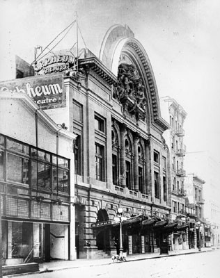 [Orpheum Theatre on O'Farrell Street]