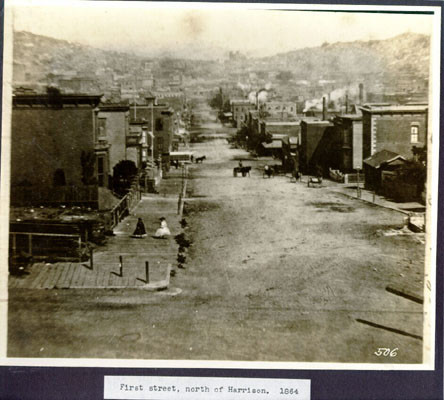 First street, north of Harrison. 1864