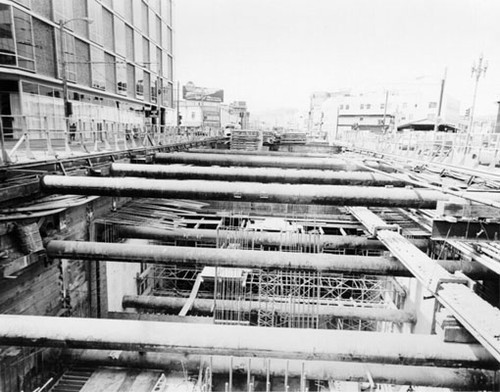 [Construction on Market Street at Van Ness Avenue]