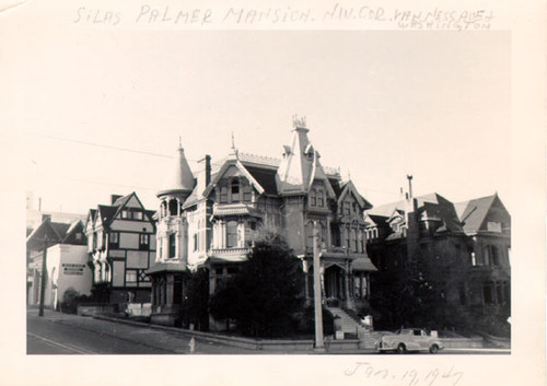 [Silas Palmer mansion located on the north west corner of Van Ness avenue and Washington street]