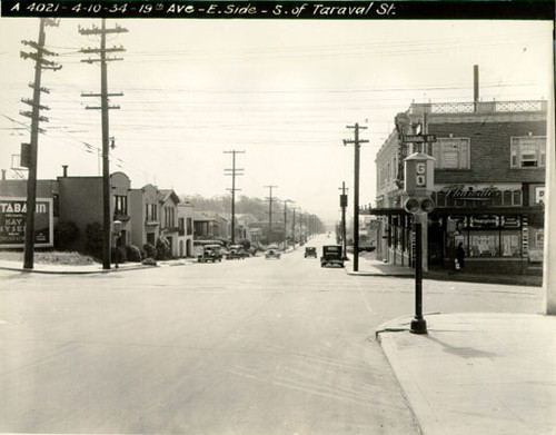 [East side of 19th Avenue, south of Taraval Street]