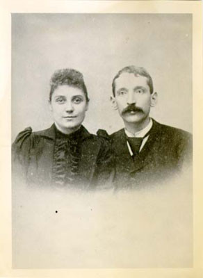 [Portrait of unidentified couple]