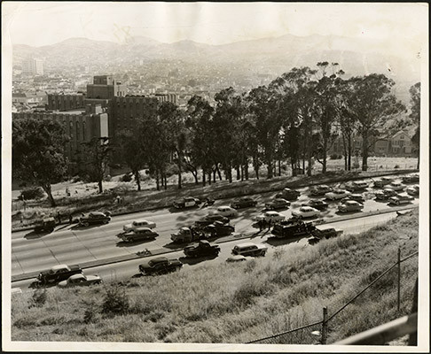 [Scene of accident at the Bayshore Freeway]